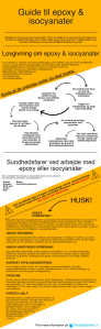 Guide til epoxy & isocyanater