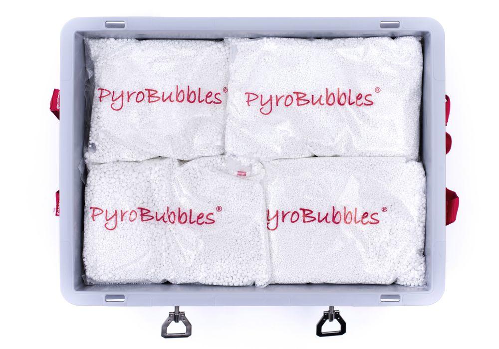 Transportboks med pyrobubbles